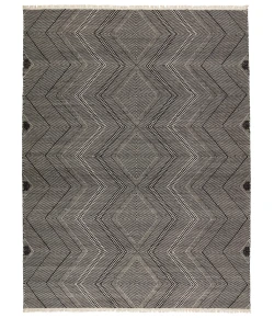 Jaipur Living Satori Galexia STR02 Black - Cream 9 ft. X 12 ft. Rectangle Rug