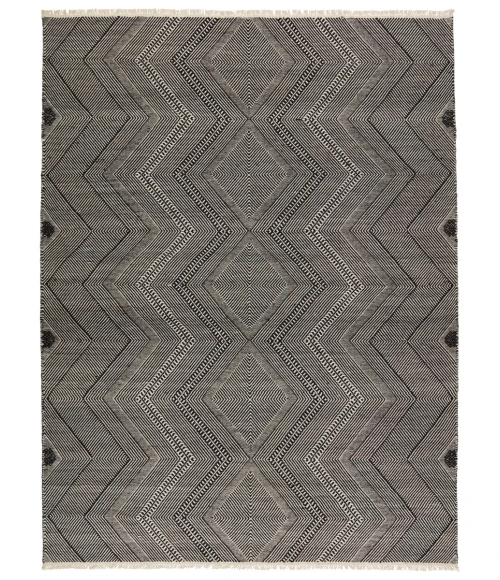 Jaipur Living Galexia Handmade Tribal Black/ Cream Area Rug 9'X12'