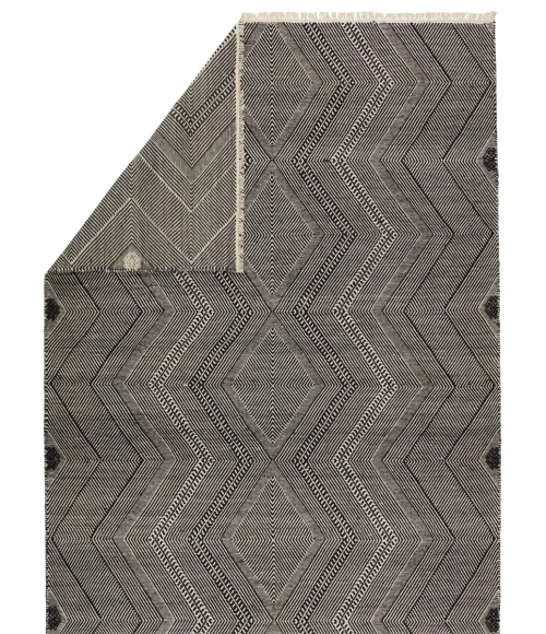 Jaipur Living Galexia Handmade Tribal Black/ Cream Area Rug 9'X12'