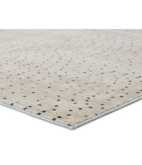 Jaipur Living Melora Dots Beige/ Gray Area Rug (6'7"X9'6")