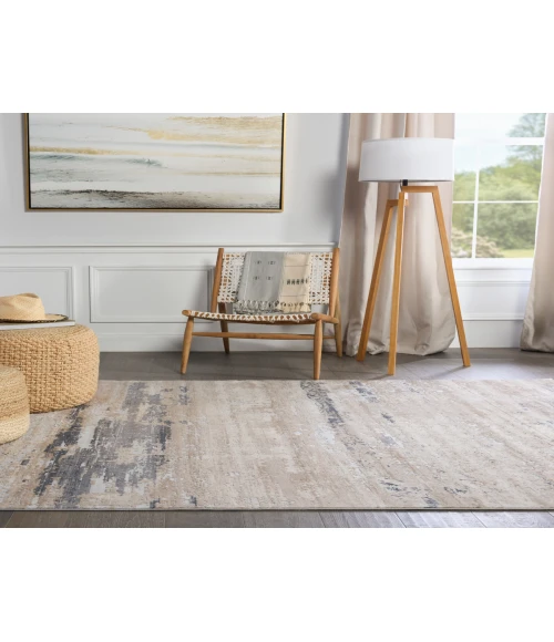 Jaipur Living Ronan Abstract Beige/ Gray Area Rug (5'3"X8')
