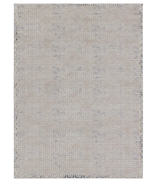 Jaipur Living Baxley Geometric Gray/ Beige Area Rug 9'3"X12'