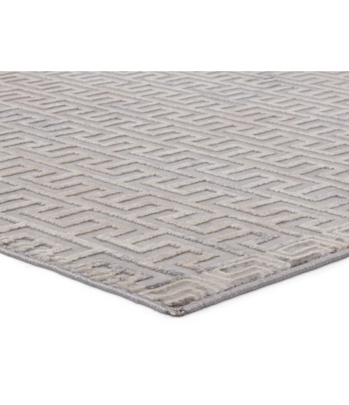 Jaipur Living Baxley Geometric Gray/ Beige Area Rug 9'3"X12'