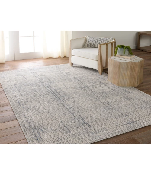 Jaipur Living Paolini Striped Cream/ Blue Area Rug 6'7"X9'6"
