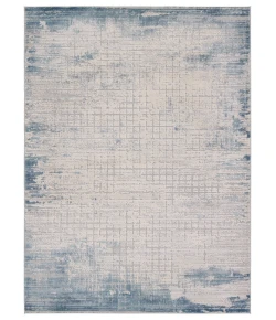 Jaipur Living Sundar Chamisa SUD08 Cream - Blue 2 ft. 6 in. X 10 ft. Rectangle Rug