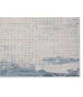 Jaipur Living Chamisa Abstract Cream/ Blue Runner Rug 2'6"X10'