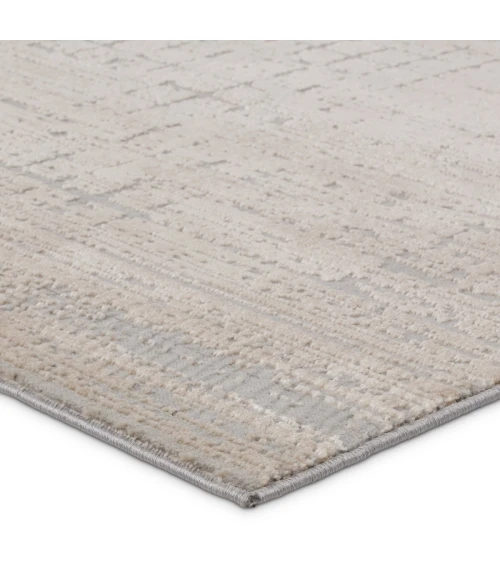 Jaipur Living Chamisa Abstract Beige/ Gray Area Rug 6'7"X9'6"