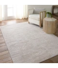 Jaipur Living Chamisa Abstract Beige/ Gray Area Rug 6'7"X9'6"