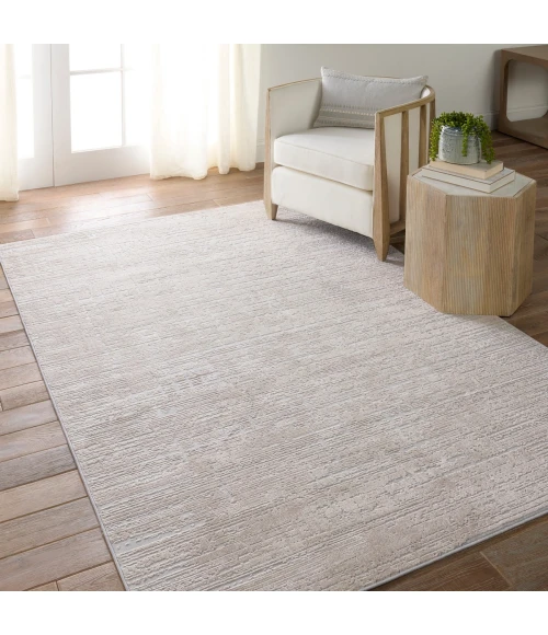 Jaipur Living Chamisa Abstract Beige/ Gray Area Rug 6'7"X9'6"