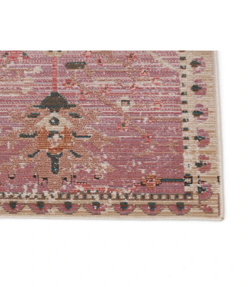 Vibe by Jaipur Living Elva Indoor/ Outdoor Oriental Pink Area Rug (2'6"X4')