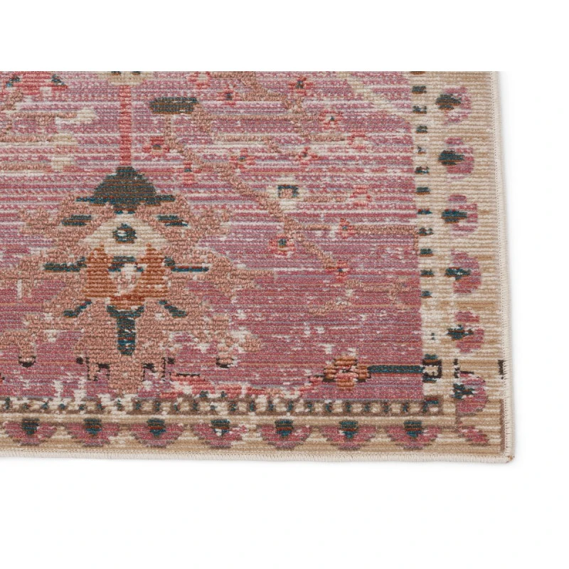 Vibe by Jaipur Living Elva Indoor/ Outdoor Oriental Pink Area Rug (5'X7'3")