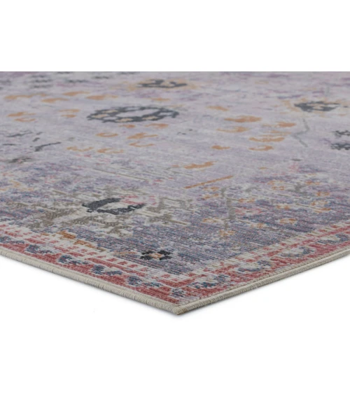 Vibe by Jaipur Living Elva Indoor/ Outdoor Oriental Purple/ Gold Area Rug (2'6"X4')