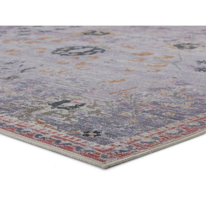 Vibe by Jaipur Living Elva Indoor/ Outdoor Oriental Purple/ Gold Runner Rug (2'6"X8')