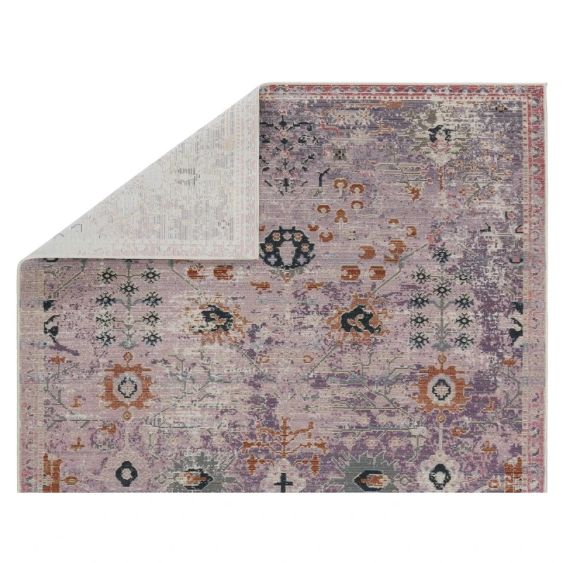 Vibe by Jaipur Living Elva Indoor/ Outdoor Oriental Purple/ Gold Area Rug (9'6"X12'7")