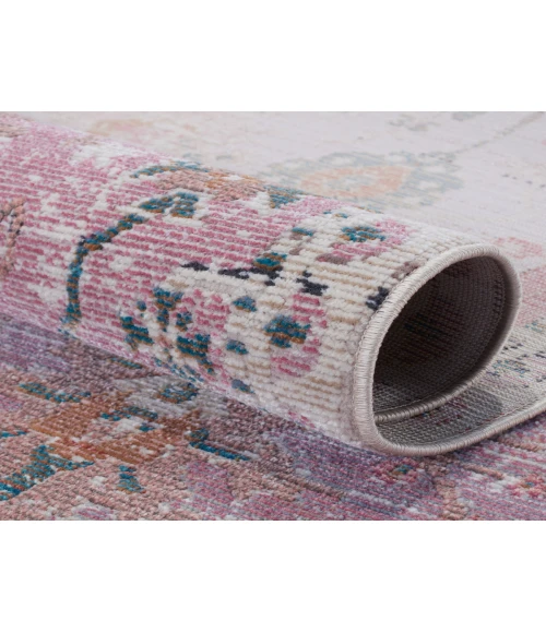 Vibe by Jaipur Living Elva Indoor/ Outdoor Oriental Purple/ Gold Area Rug (2'6"X4')