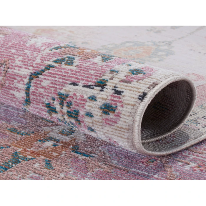 Vibe by Jaipur Living Elva Indoor/ Outdoor Oriental Purple/ Gold Runner Rug (2'6"X8')