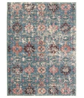 Vibe by Jaipur Living Farella Indoor/ Outdoor Oriental Blue/ Pink Area Rug (5'X7'3")