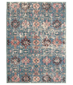 Vibe by Jaipur Living Swoon Farella SWO10 Blue Pink 5 ft. X 7 ft. 3 in. Rectangle Rug