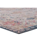 Vibe by Jaipur Living Elva Indoor/ Outdoor Oriental Tan/ Blue Area Rug (4'X5'7")