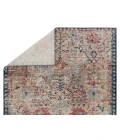 Vibe by Jaipur Living Elva Indoor/ Outdoor Oriental Tan/ Blue Area Rug (4'X5'7")