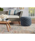 Vibe by Jaipur Living Elva Indoor/ Outdoor Oriental Tan/ Blue Area Rug (4'X5'7")