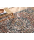 Vibe By Jaipur Living Akela Indoor/ Outdoor Medallion Dark Blue/ Multicolor Area Rug 2'6"X4'