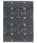 Vibe By Jaipur Living Lisana Indoor/ Outdoor Trellis Dark Blue/ Multicolor Area Rug 9'6"X12'7"