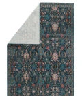 Vibe By Jaipur Living Lisana Indoor/ Outdoor Trellis Dark Blue/ Multicolor Runner Rug 2'6"X8'