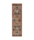 Vibe By Jaipur Living Azura Indoor/ Outdoor Medallion Pink/ Gold Runner Rug 2'6"X8'