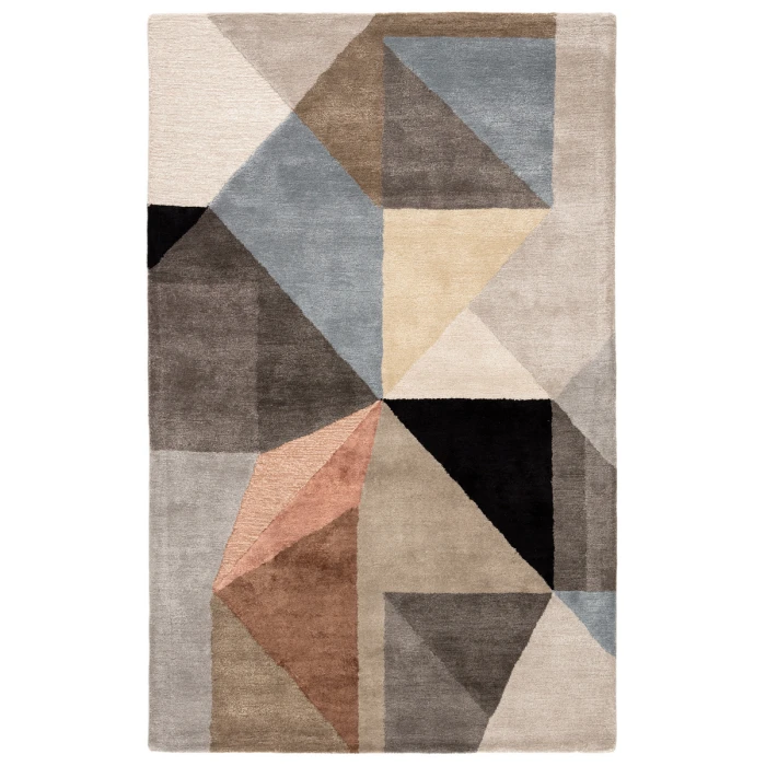 Jaipur Living Scalene Handmade Geometric Gray/ Blue Area Rug (2'X3')