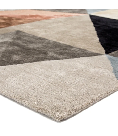 Jaipur Living Scalene Handmade Geometric Gray/ Blue Area Rug (2'X3')