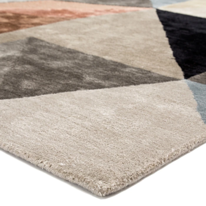 Jaipur Living Scalene Handmade Geometric Gray/ Blue Area Rug (2'X3')