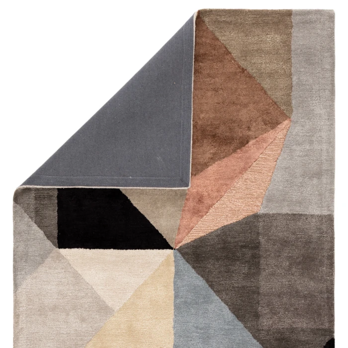 Jaipur Living Scalene Handmade Geometric Gray/ Blue Area Rug (2'X3')