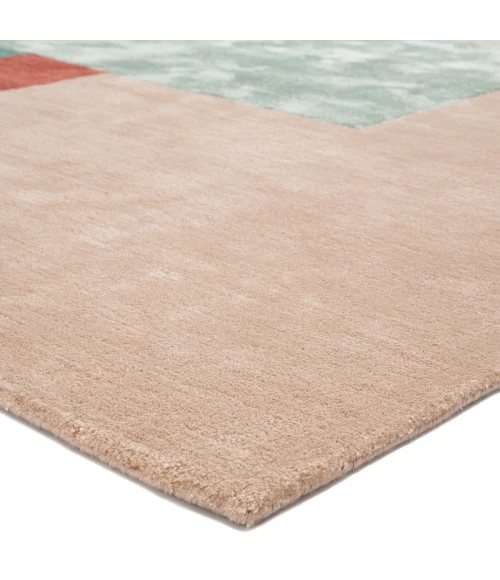 Jaipur Living Segment Handmade Geometric Pink/ Red Area Rug (8'X11')