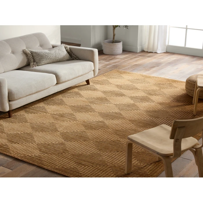 Jaipur Living Tasa Yellow/Gold TAS02 6 ft. X 9 ft. Rectangle Rug