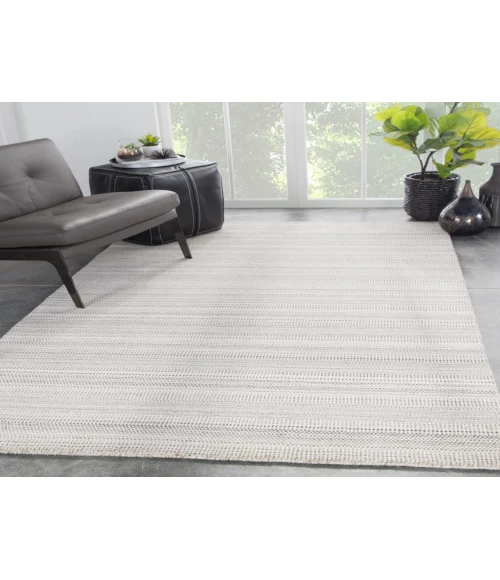 Jaipur Living Minuit Handmade Geometric Beige/ Gray Area Rug (8'X10')