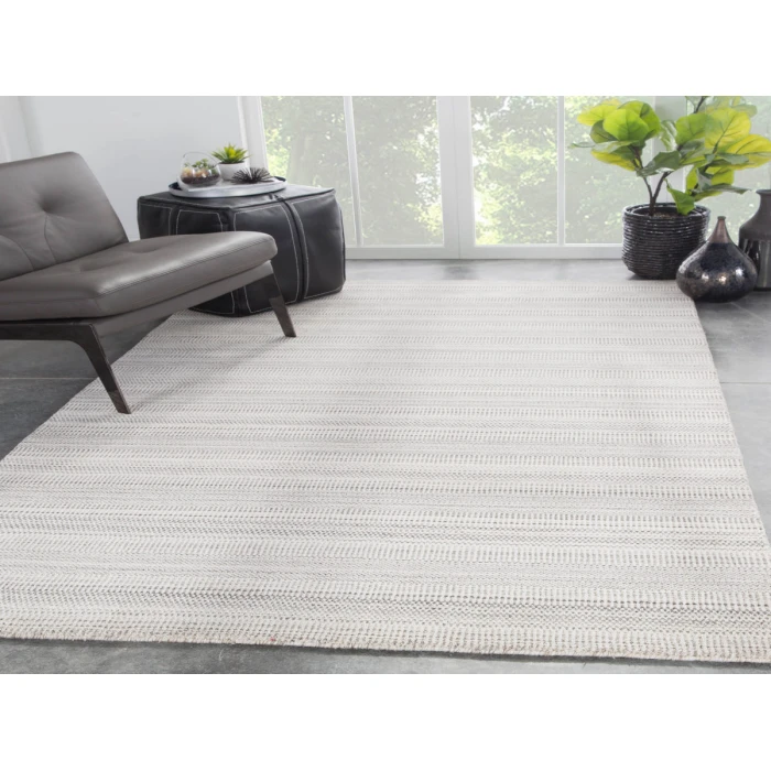 Jaipur Living Minuit Handmade Geometric Beige/ Gray Area Rug (5'X8')