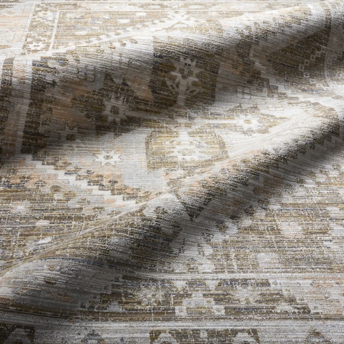 Jaipur Living Positano TEJ01 Indoor/Outdoor Medallion Green/Tan Area Rug (4'X6')