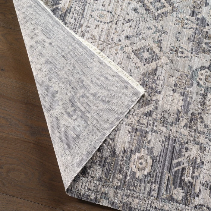 Jaipur Living Krasava TEJ03 Indoor/Outdoor Oriental Gray/Tan Area Rug (4'X6')