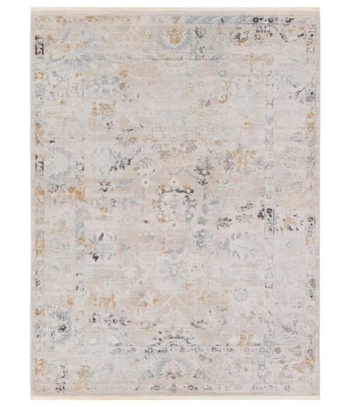 Jaipur Living Trifine Floral Gray/Cream Area Rug 3'11"X5'11"