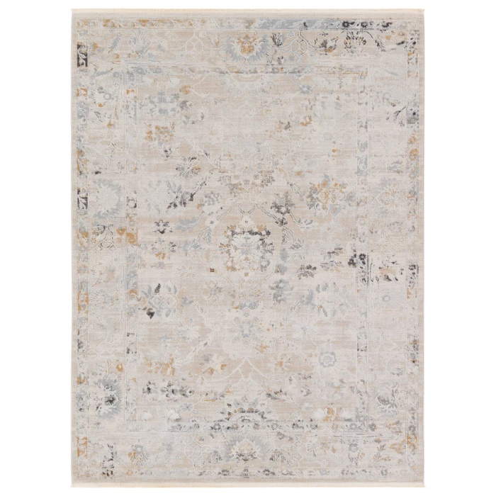 Jaipur Living Trifine Floral Gray/Cream Area Rug 9'2"X11'9"