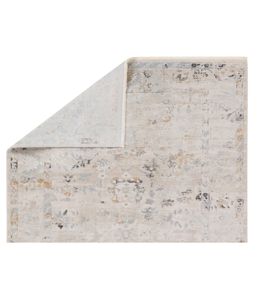 Jaipur Living Trifine Floral Gray/Cream Area Rug 3'11"X5'11"