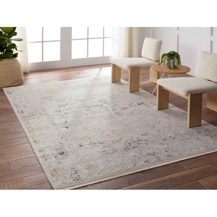 Jaipur Living Trifine Floral Gray/Cream Area Rug 9'2"X11'9"