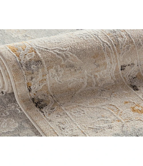 Jaipur Living Trifine Floral Gray/Cream Area Rug 3'11"X5'11"