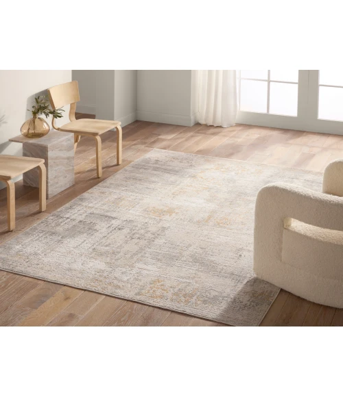 Jaipur Living Alister Abstract Cream/Gray Area Rug 3'11"X5'11"
