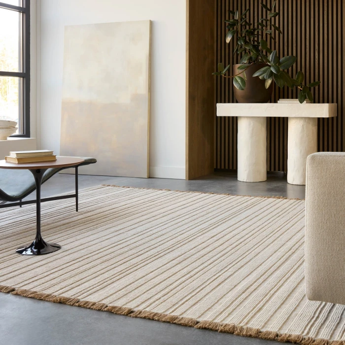 Jaipur Living Tienne White TIE01 18 in. Swatch Square Rug