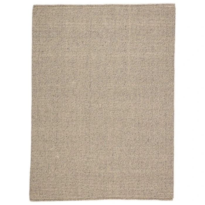Jaipur Living Chael Natural Solid Gray/ Beige Area Rug (2'X3')