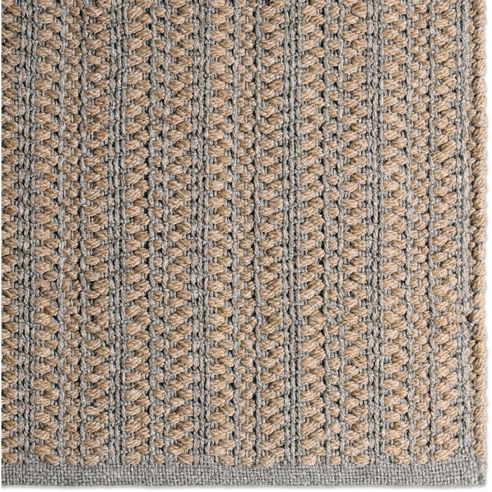 Jaipur Living Elmas Handmade Indoor/Outdoor Striped Tan/Gray Area Rug (9'X12')