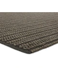 Jaipur Living Elmas Handmade Indoor/Outdoor Striped Gray/Charcoal Area Rug 2'X3'