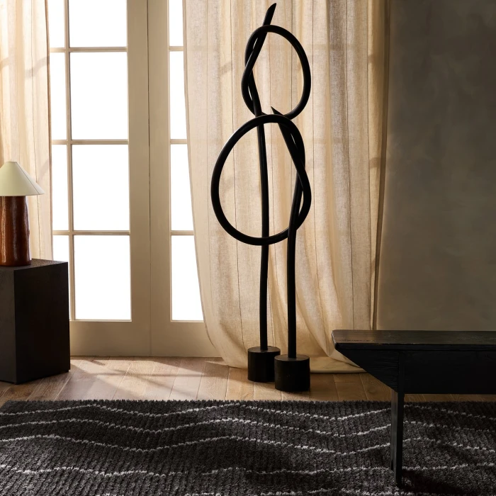 Jaipur Living Tamry Black Tmr04 18 In. Swatch Square Rug